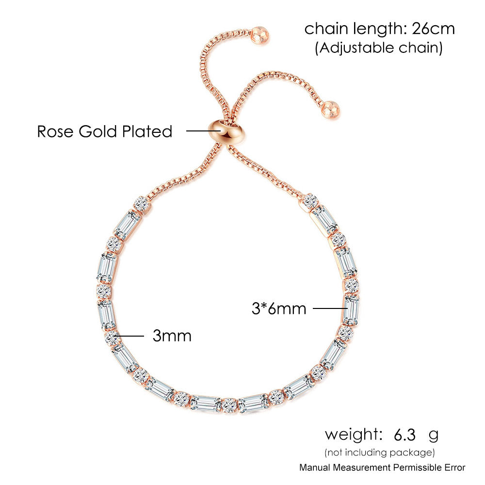 Fashion Copper Zircon Bracelets