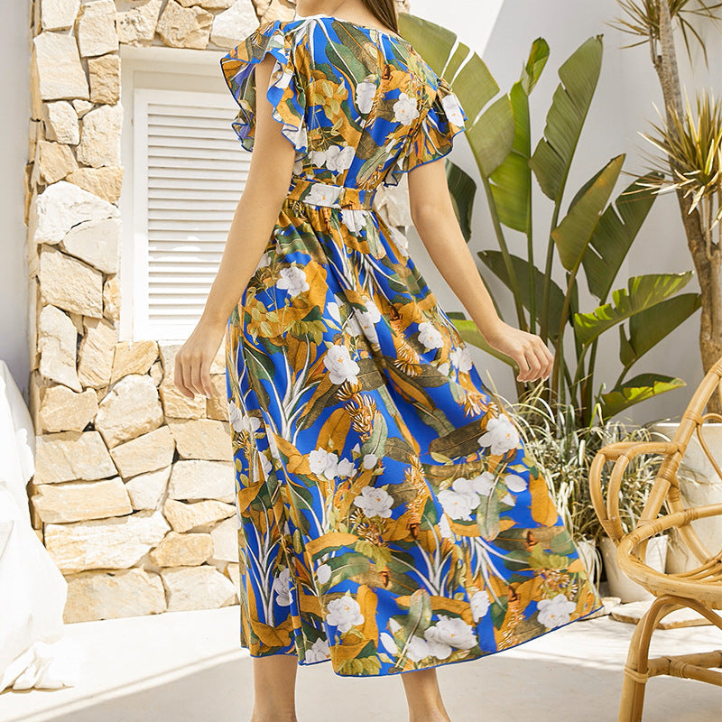 Dress Temperament Floral Dress