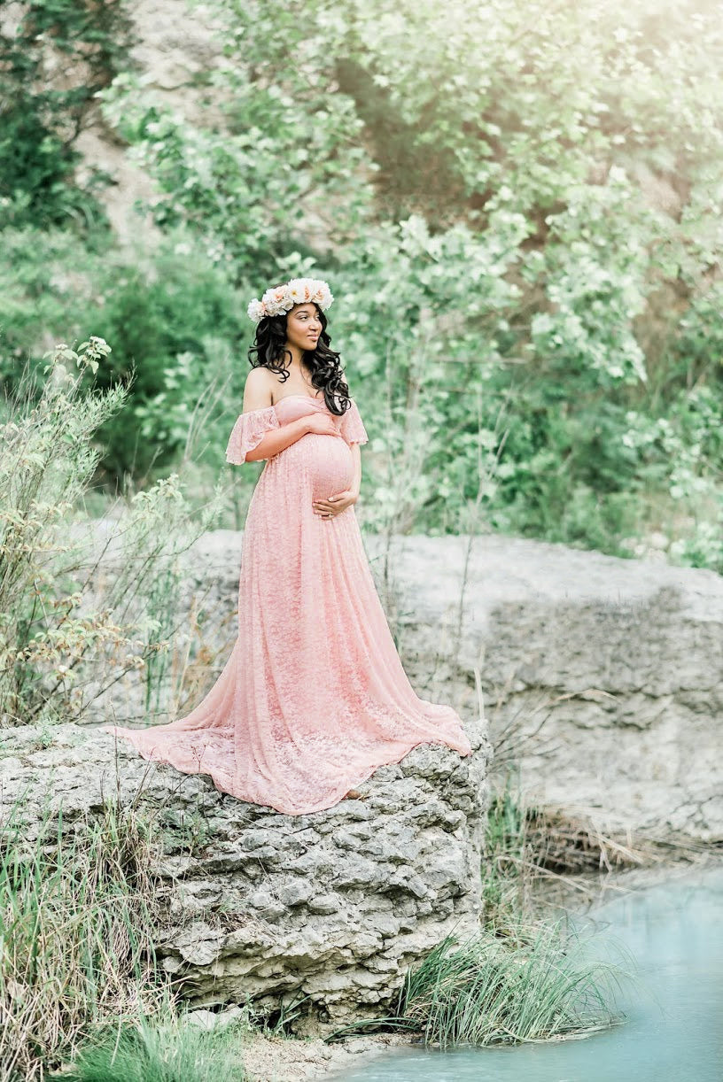Women's Lace Pregnant Women Dress Photography