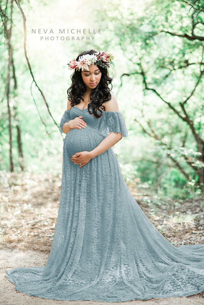 Women's Lace Pregnant Women Dress Photography