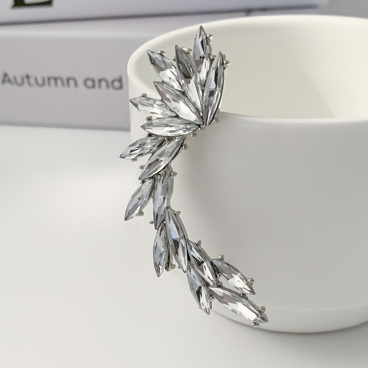 Sweet and cool versatile rhinestone outline elf