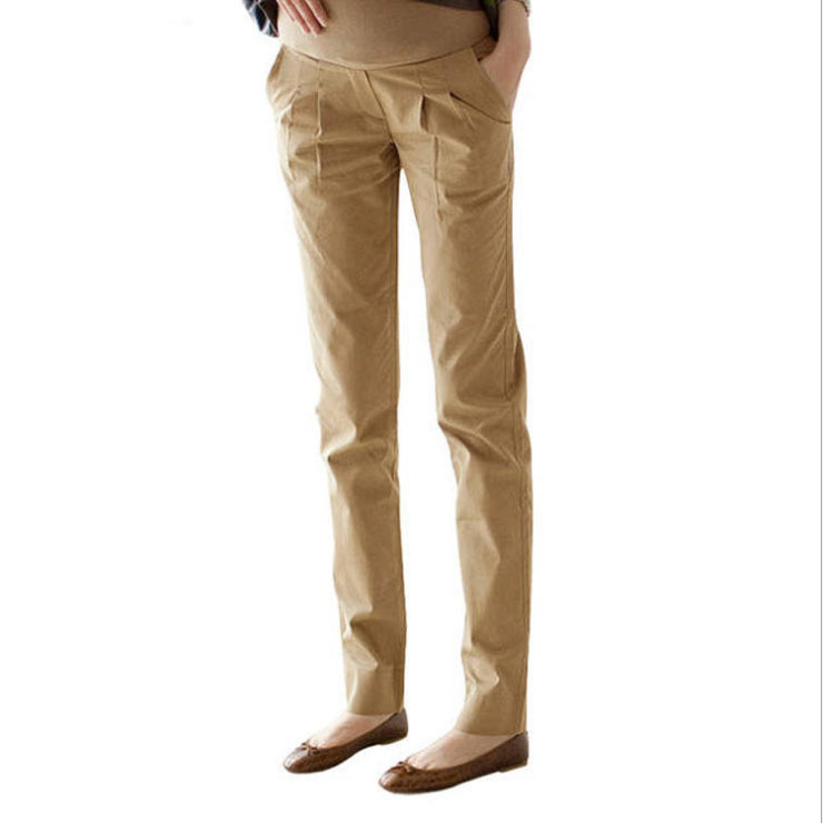 Pants pregnant women's belly pants