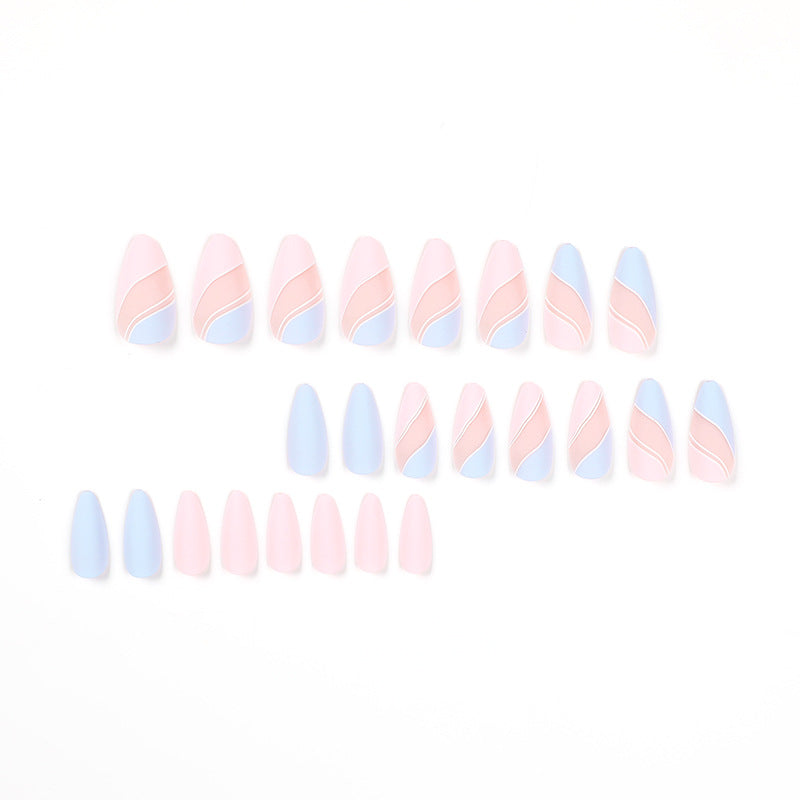 Nail Press on Almond 24 pc