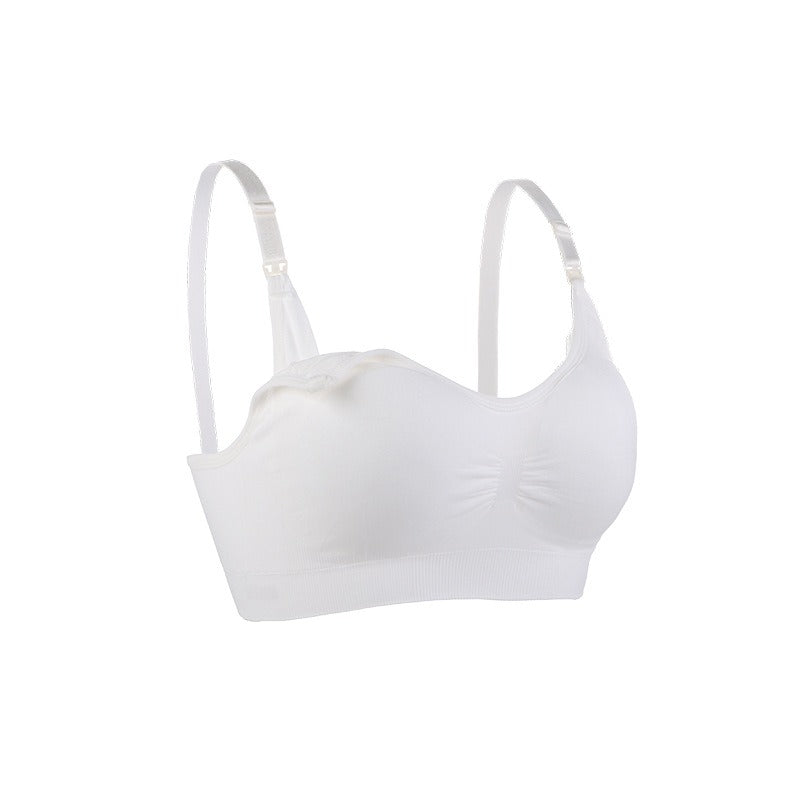 Pregnant Women Without Steel Ring Front Open Buckle Plus Size