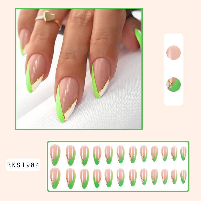 Nail Art Almond Press on