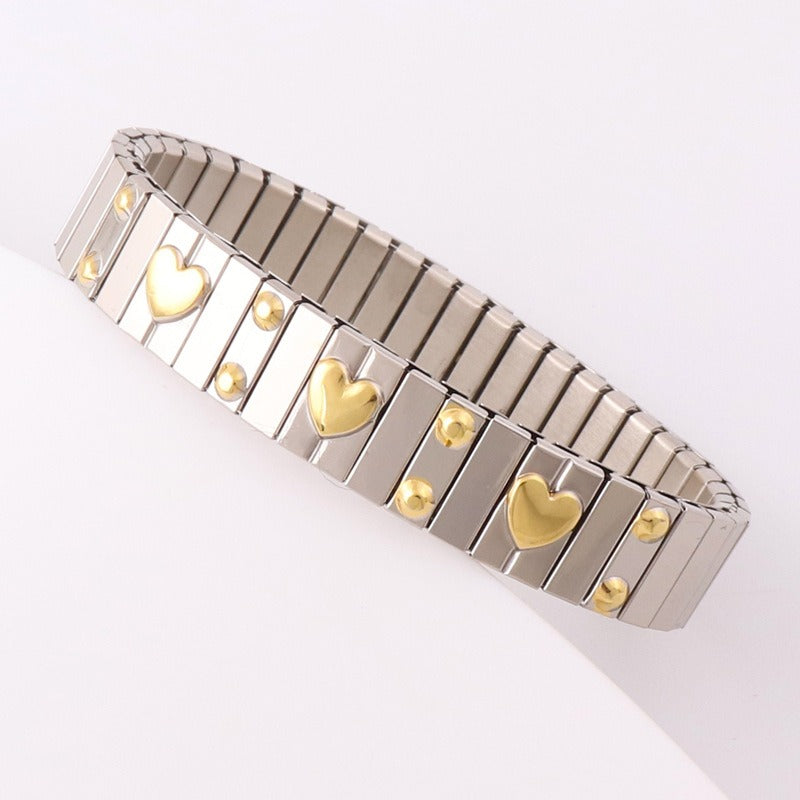 stainless steel elastic bracelet