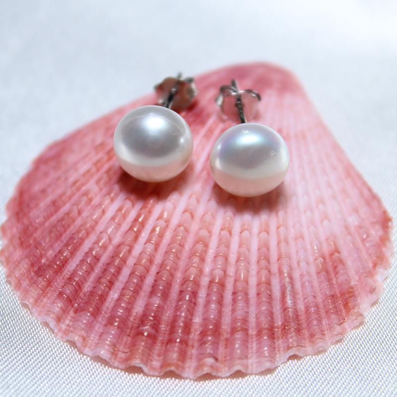 Pearl Earrings Jewelry 925 sterling silver jewelry