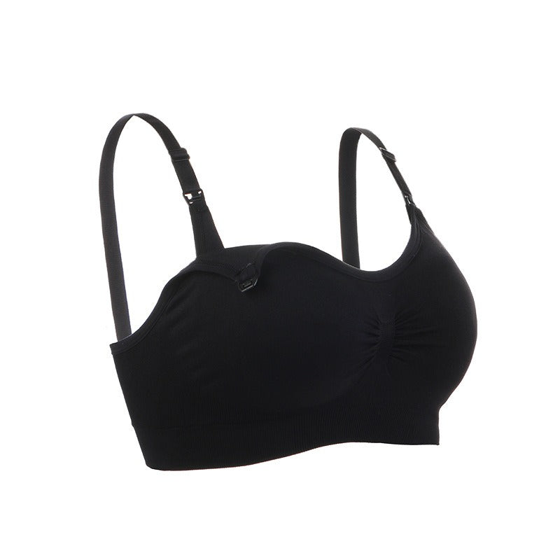 Pregnant Women Without Steel Ring Front Open Buckle Plus Size
