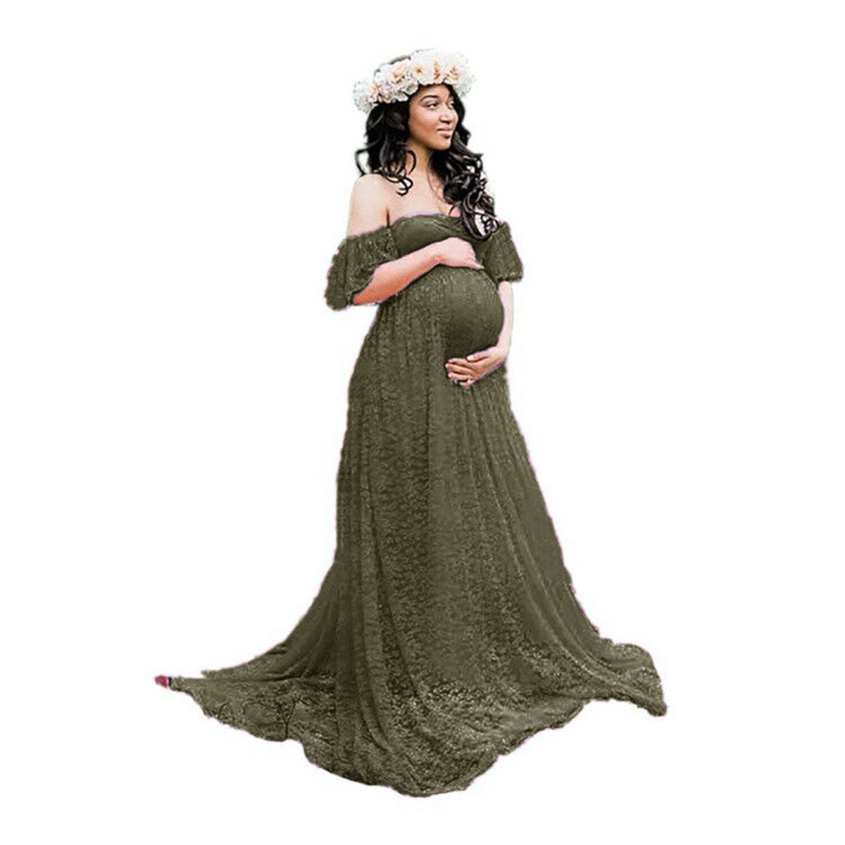 Women's Lace Pregnant Women Dress Photography