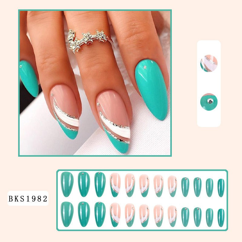 Nail Art Almond Press on