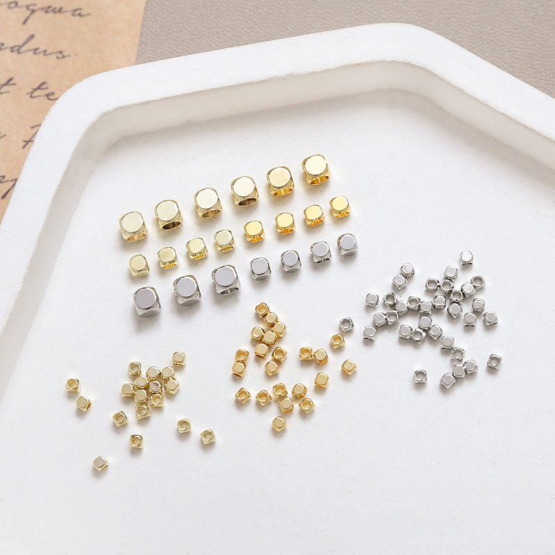 10 Pieces Diameter 3mm Diameter 4mm Diameter 5mm Copper Solid Color Beads