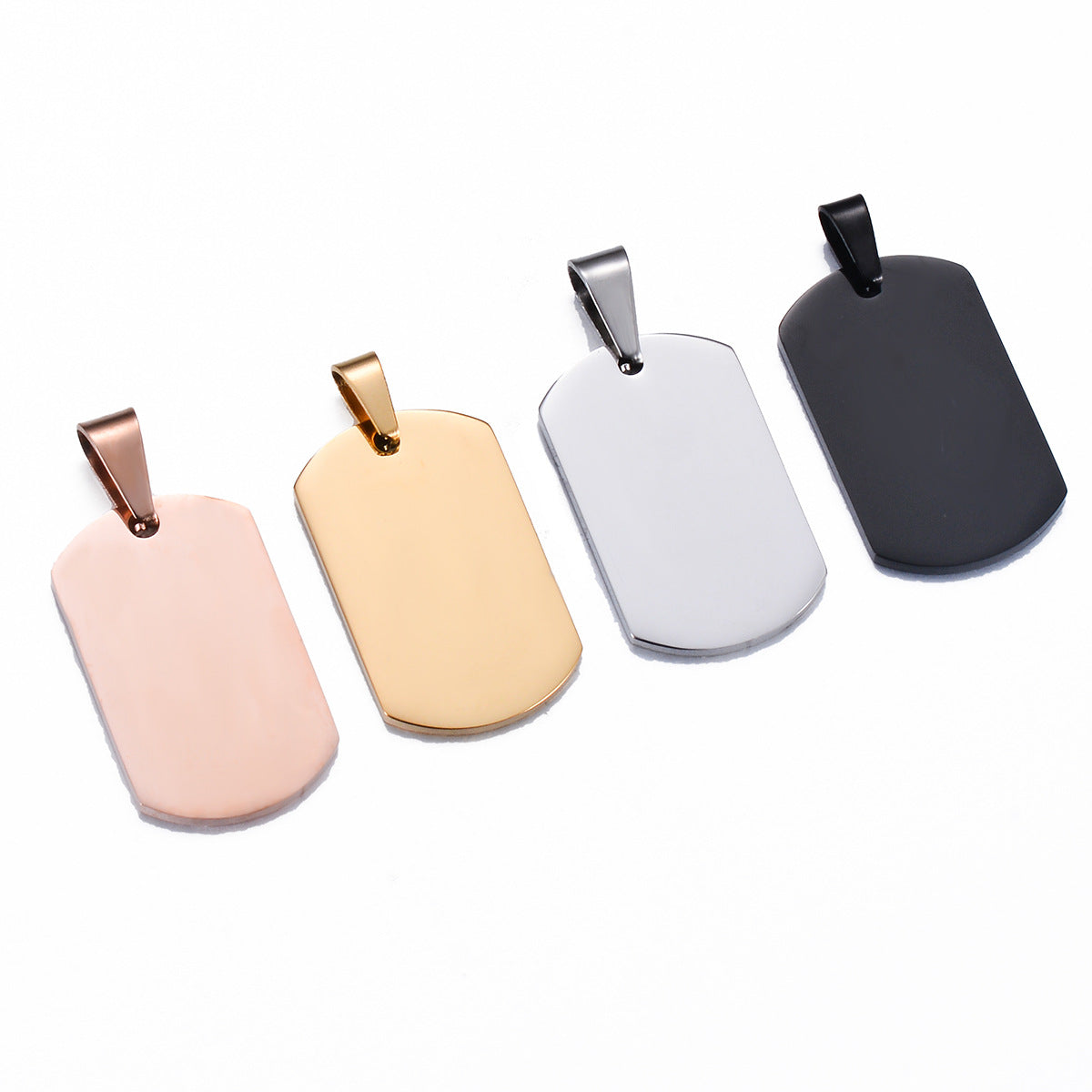Stainless Steel Solid Color Jewelry Accessories Pendant