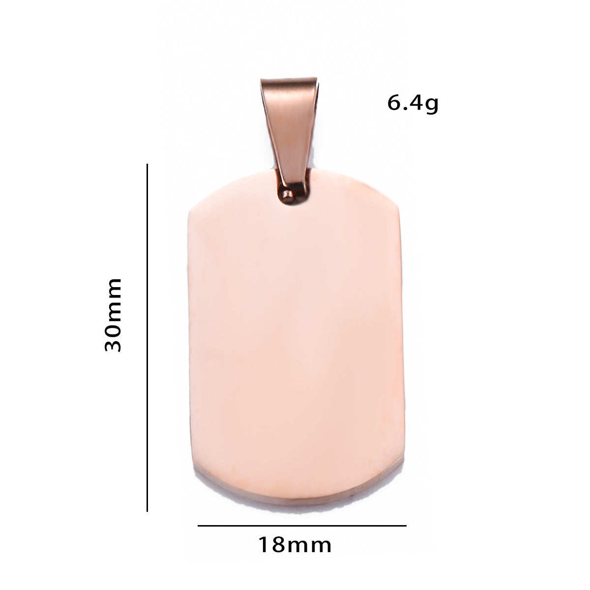 Stainless Steel Solid Color Jewelry Accessories Pendant