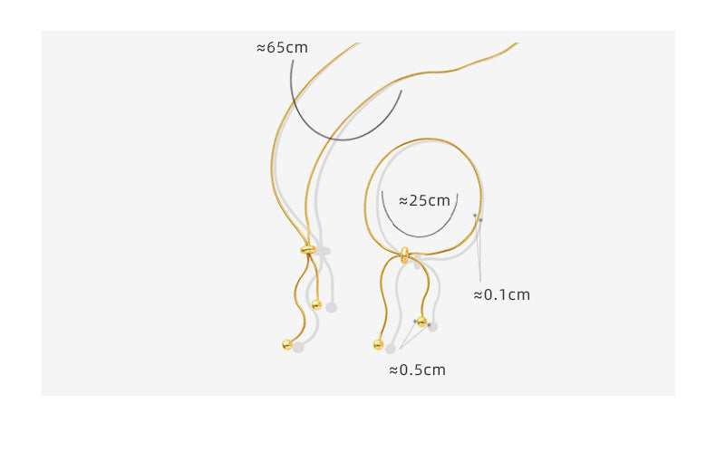 Stainless Steel 18K Gold Plated Bracelets or Necklace