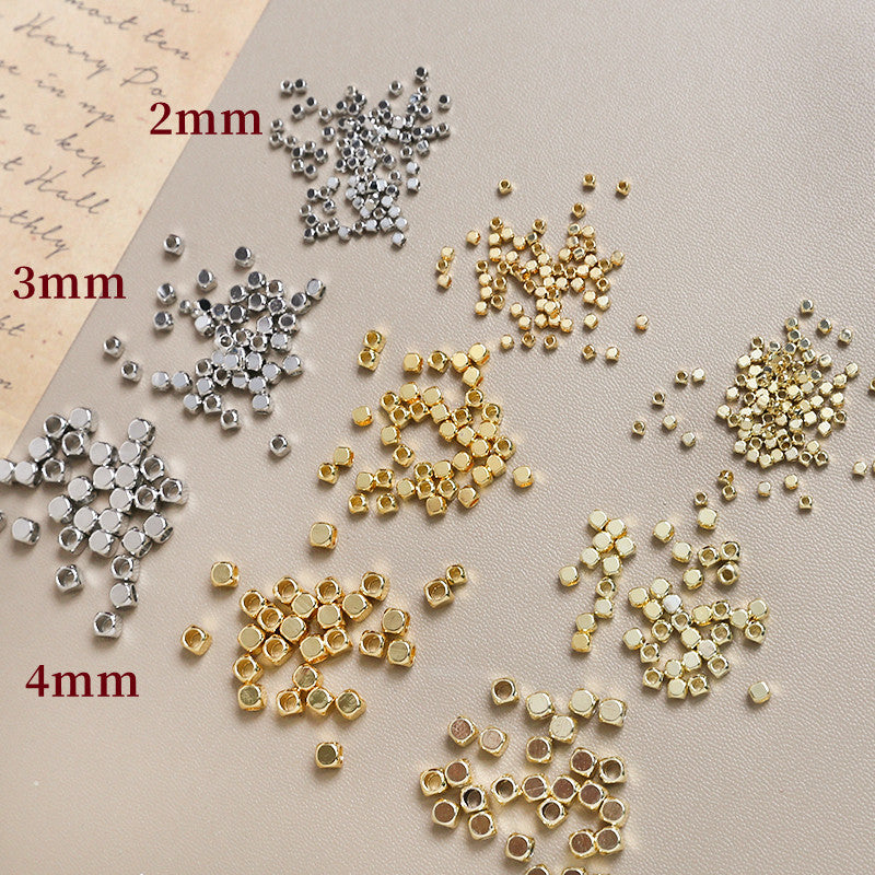 10 Pieces Diameter 3mm Diameter 4mm Diameter 5mm Copper Solid Color Beads