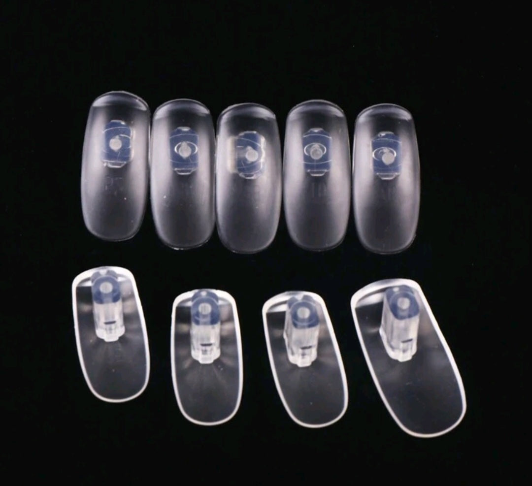 100 Pieces Clear False Nail Tips for Professional Training