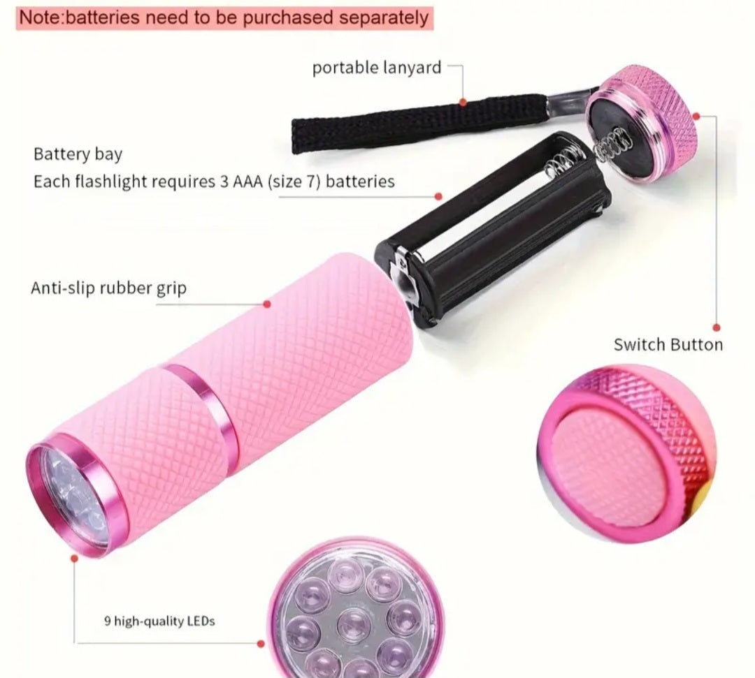 Mini linterna lampara UV