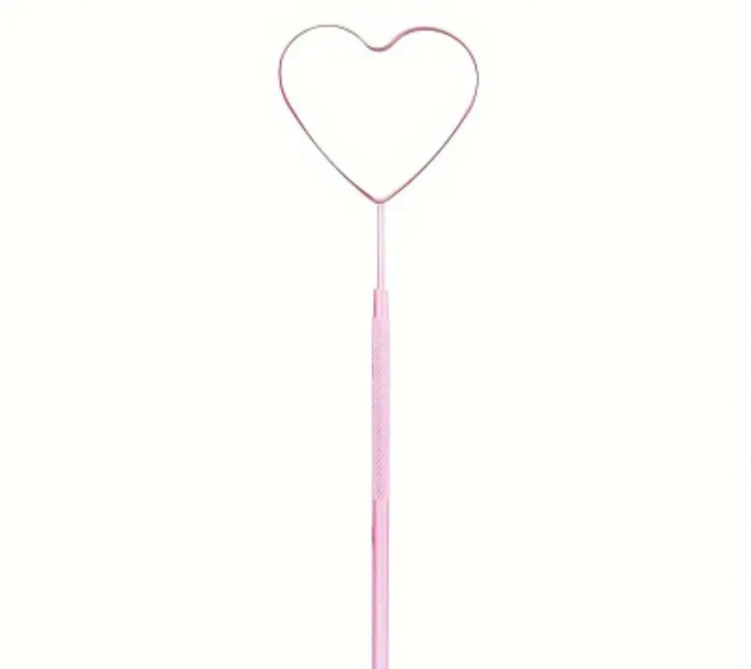 Espejo Grande para Extensiones de Pestañas en Forma de Corazón