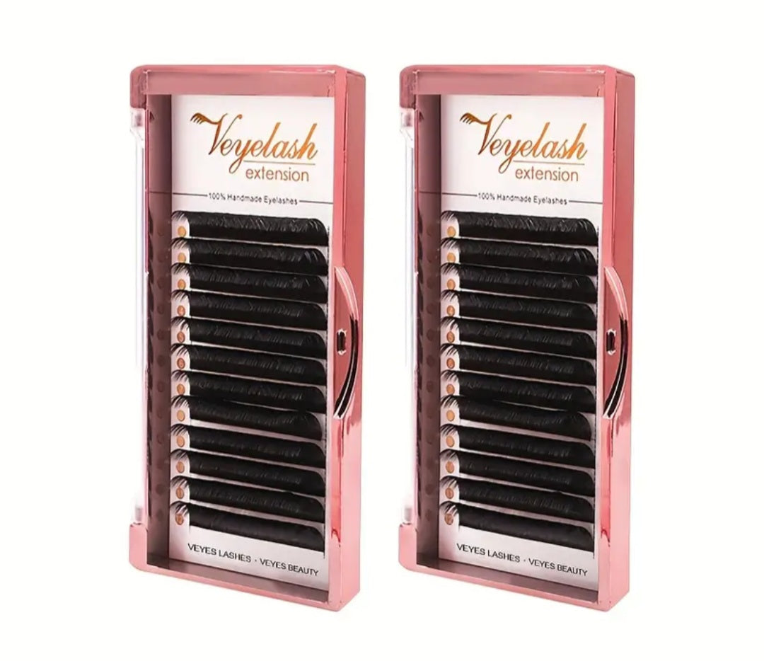 Extensiones de pestañas 8-16 mm Mix Korean PBT Silk Volume Lashes