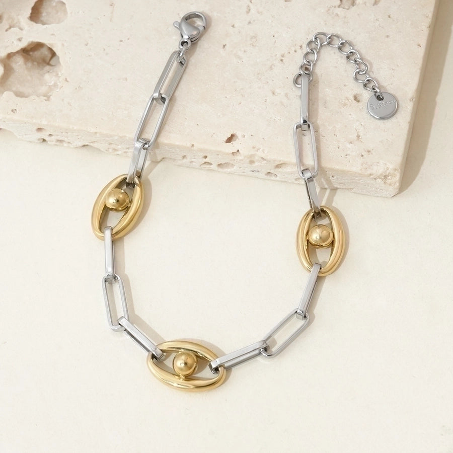 Stainless Steel 14K Gold Plated Bracelets