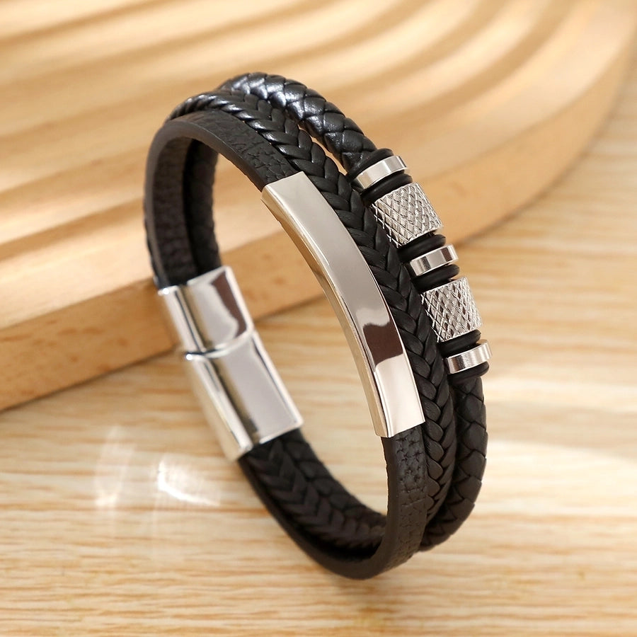 Casual Commute Cool Style Solid Color Men's Bangle