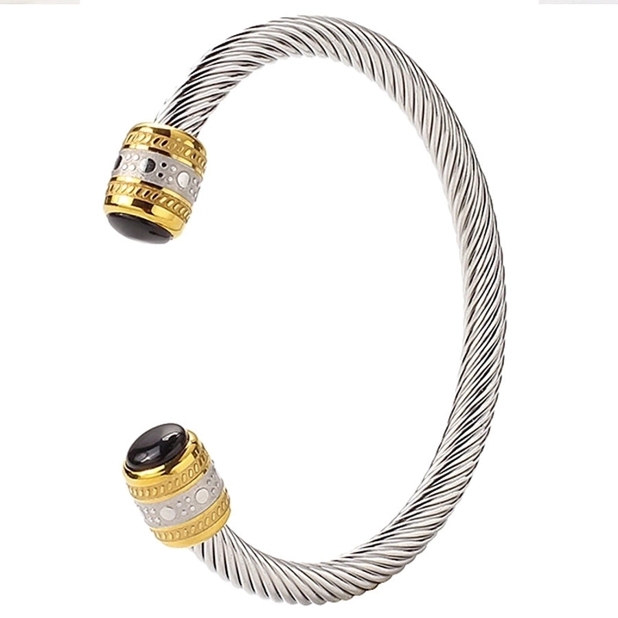 Titanium Steel cuff bracelets