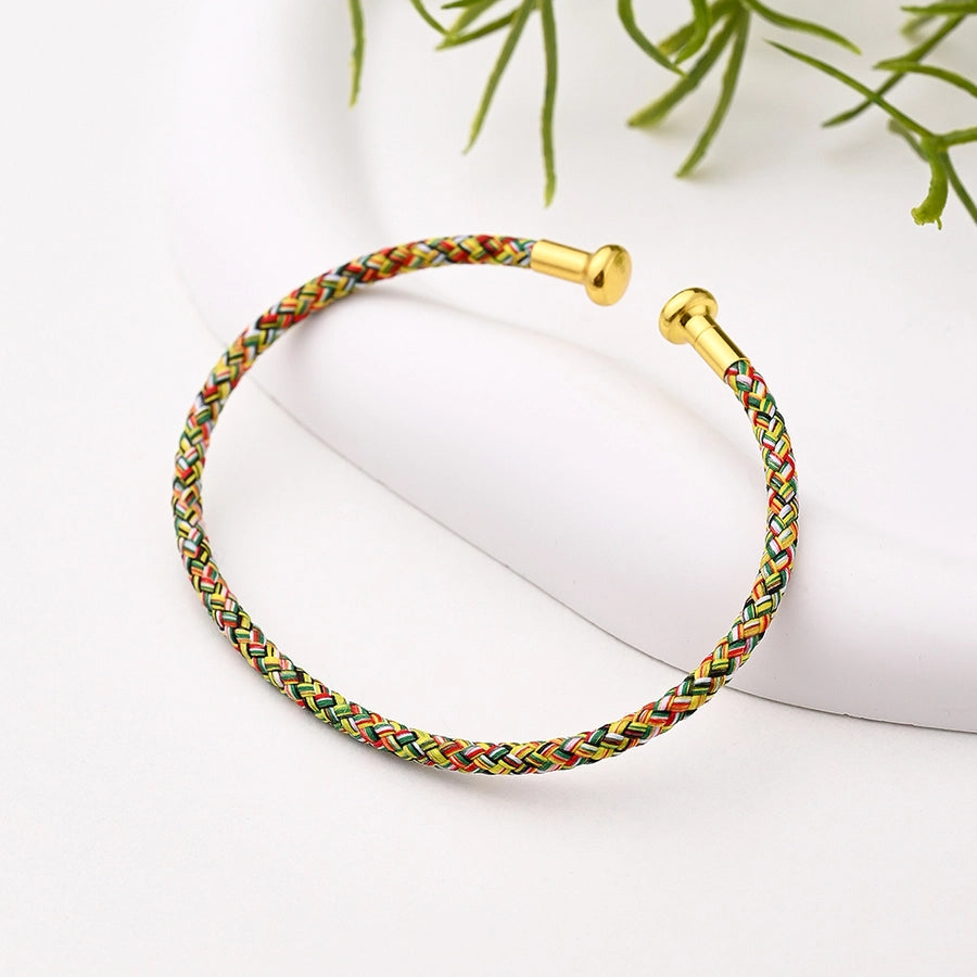 Nylon Copper 18K Bracelet