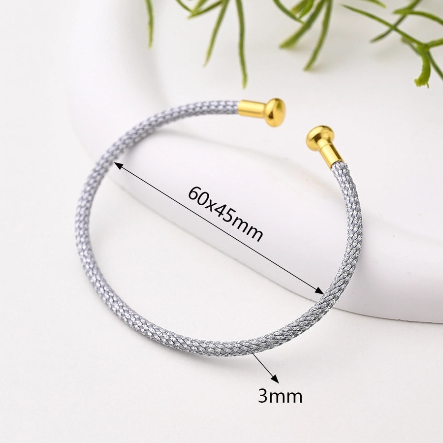 Nylon Copper 18K Bracelet