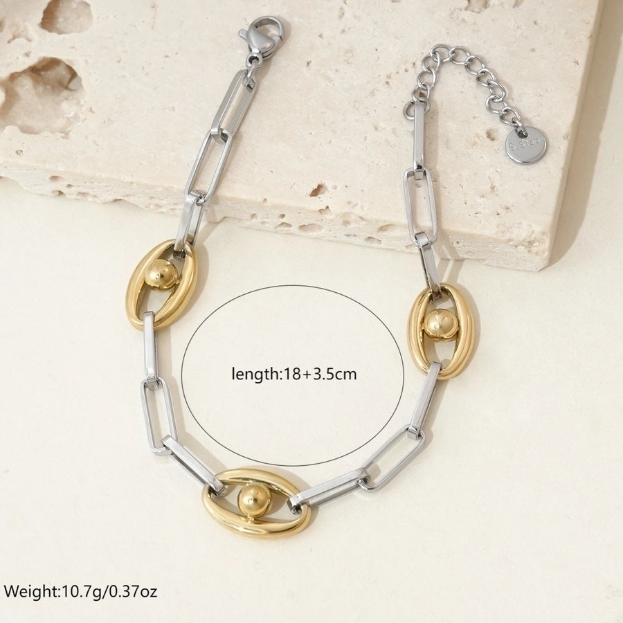 Stainless Steel 14K Gold Plated Bracelets