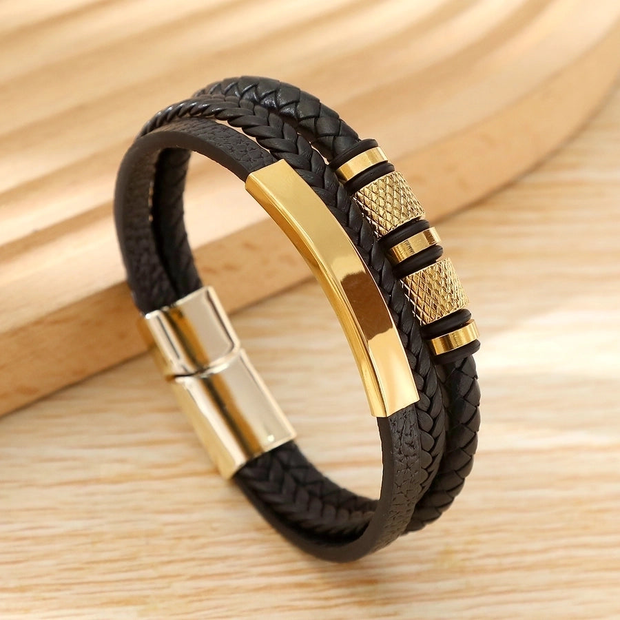 Casual Commute Cool Style Solid Color Men's Bangle