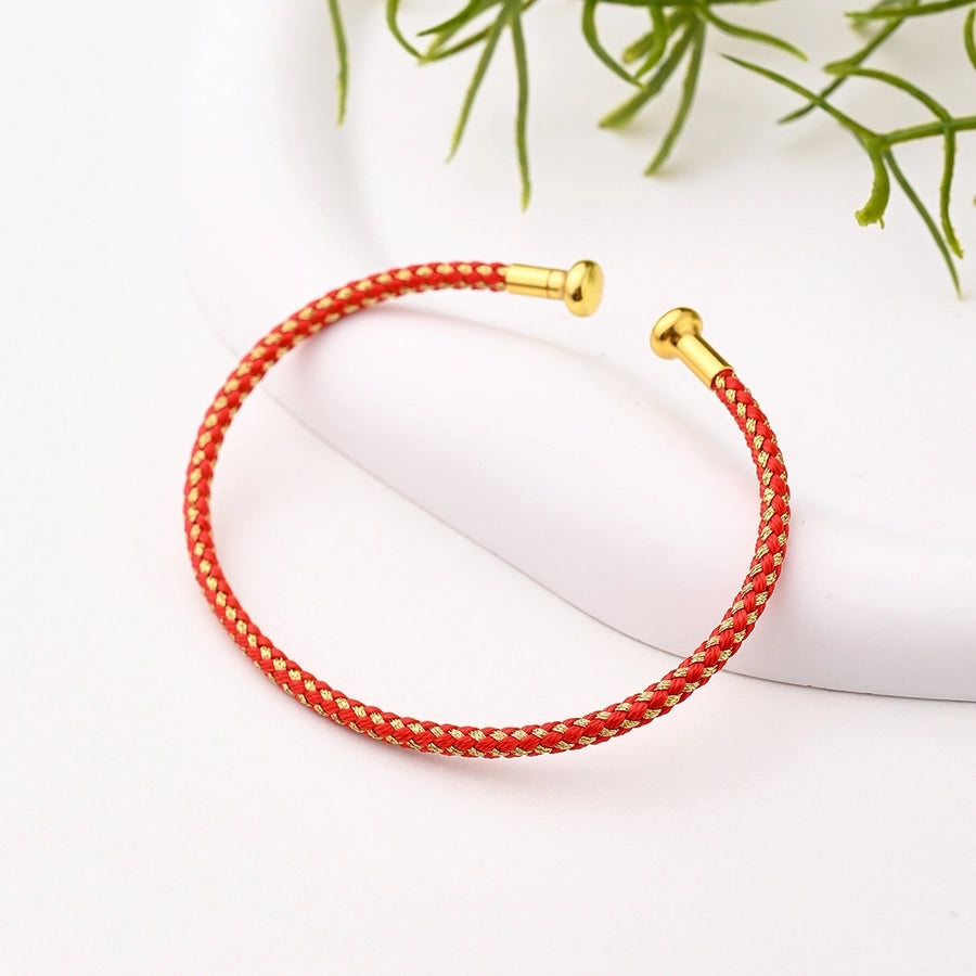 Nylon Copper 18K Bracelet