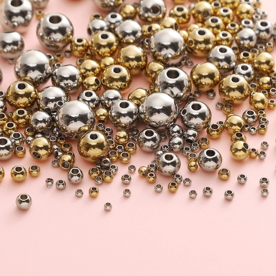 10 PCS/Package 20 PCS/Package Diameter 10mm Diameter 4mm Diameter 8mm 201 Stainless Steel Geometric Beads