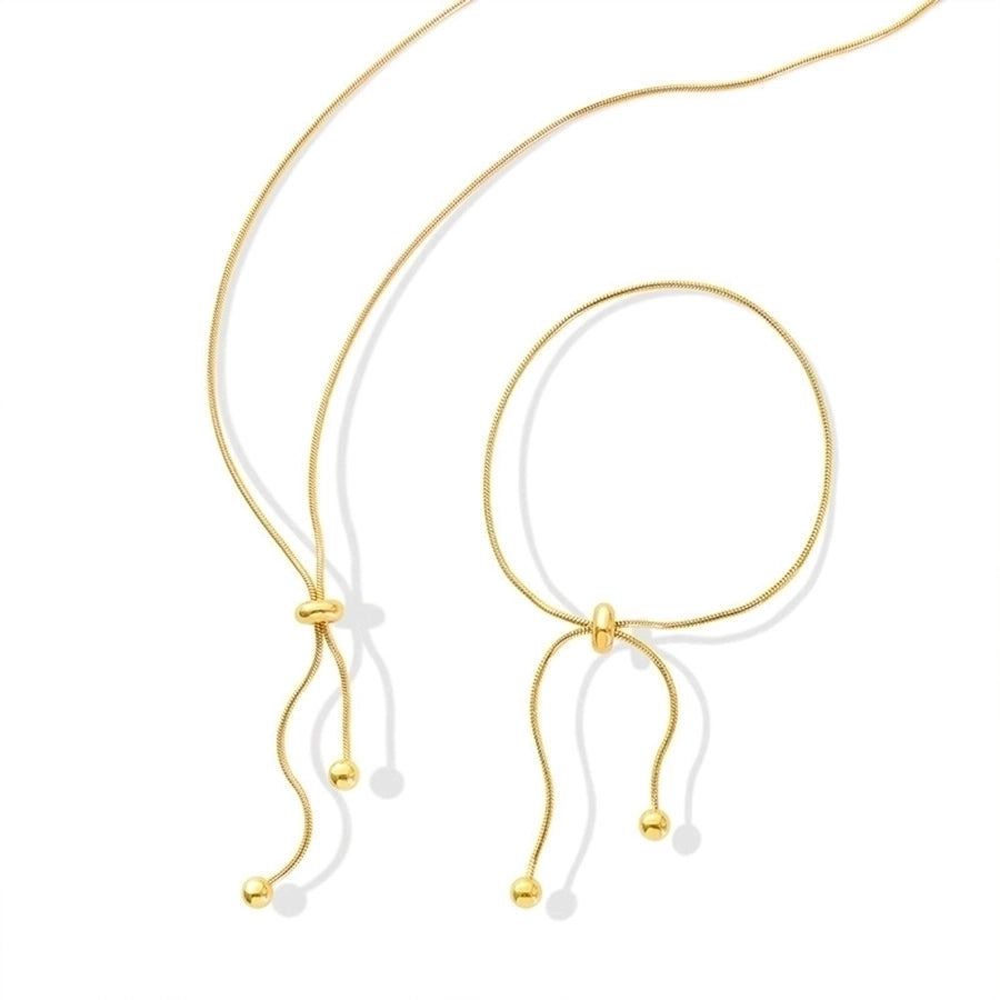 Stainless Steel 18K Gold Plated Bracelets or Necklace