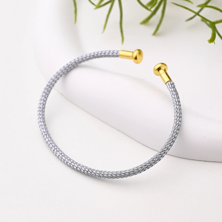 Nylon Copper 18K Bracelet