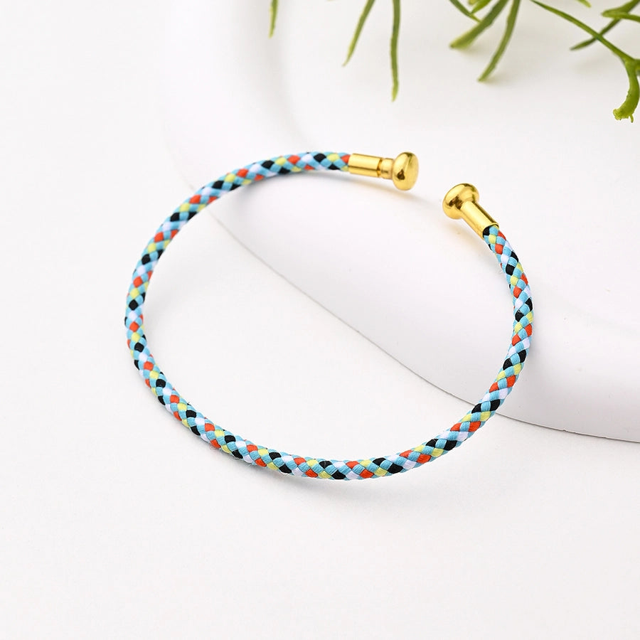 Nylon Copper 18K Bracelet