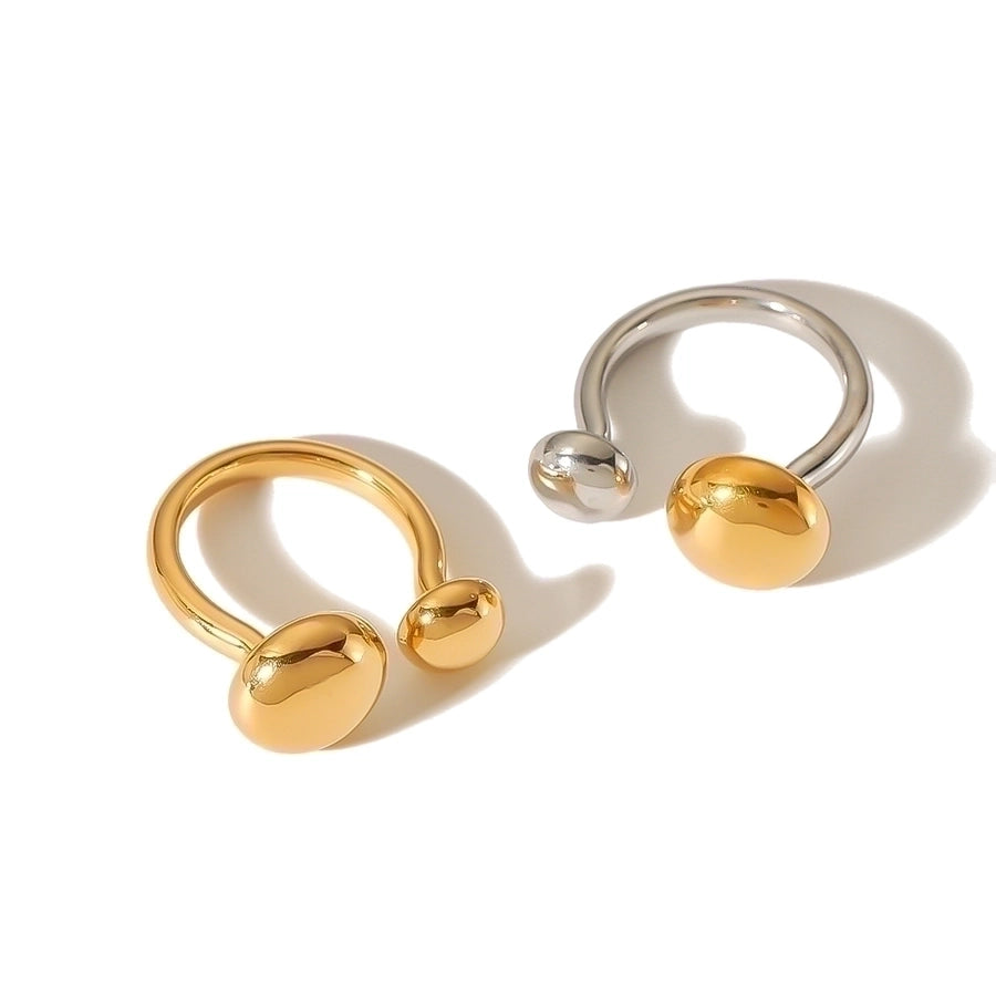 Stainless Steel 18K Gold Rings