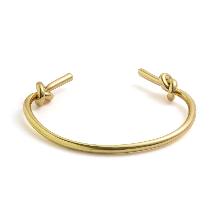 Simple Style Solid Color Metal Iron Bangles