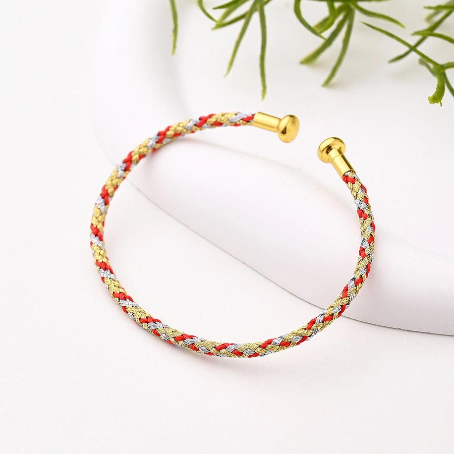 Nylon Copper 18K Bracelet