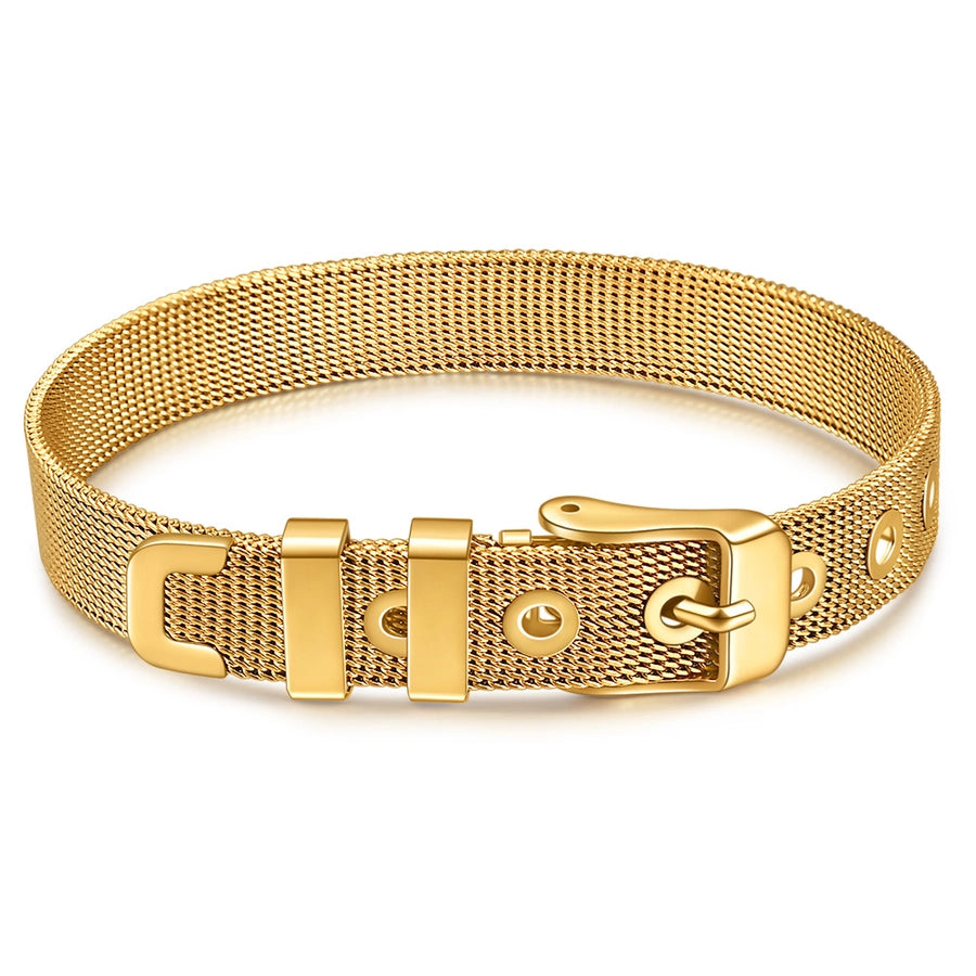Titanium Steel plating, gold, plated, bangle