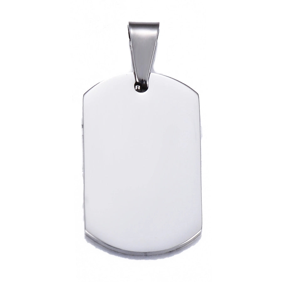 Stainless Steel Solid Color Jewelry Accessories Pendant