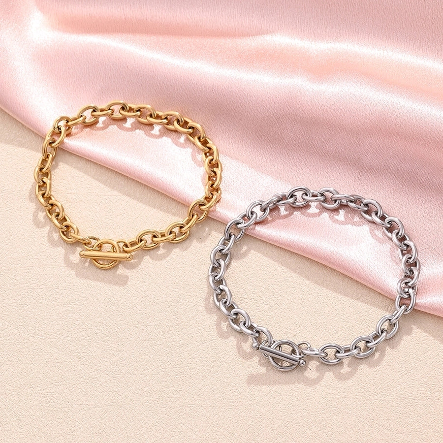 Stainless Steel 18K Gold Plated Bracelets