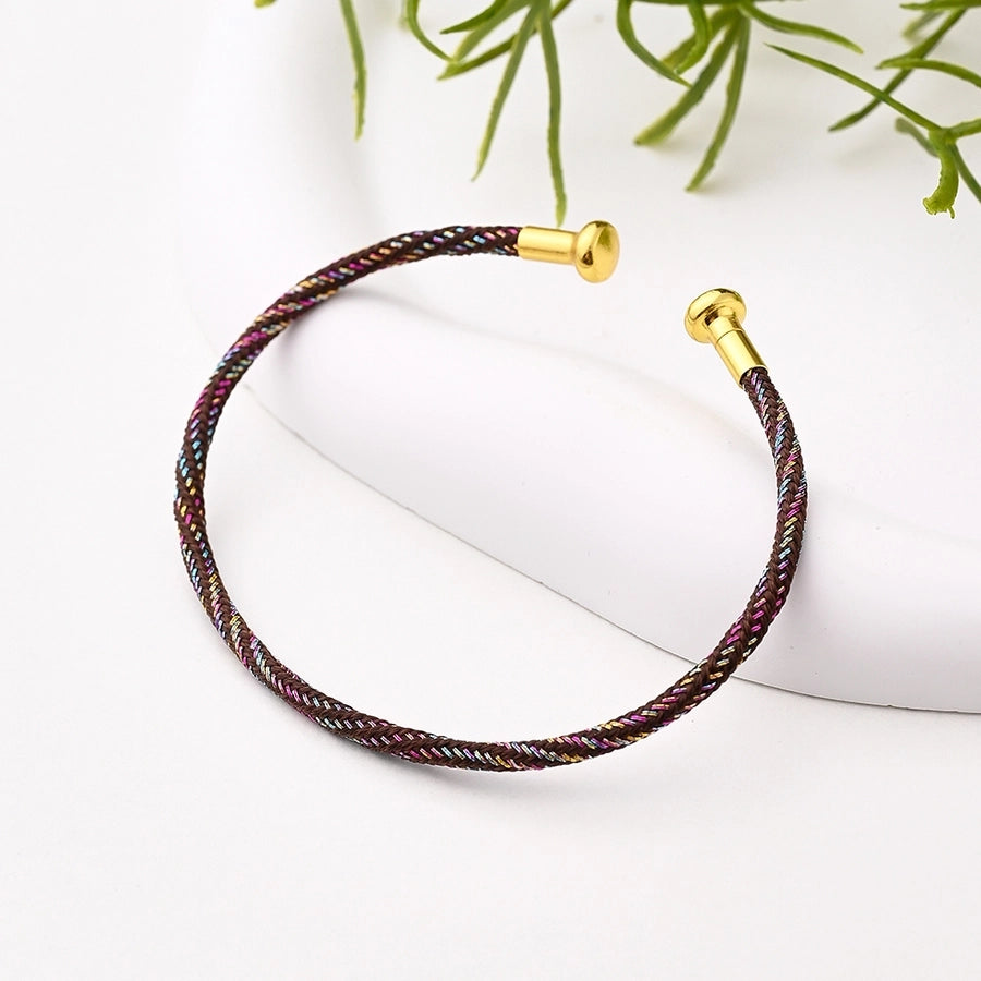 Nylon Copper 18K Bracelet