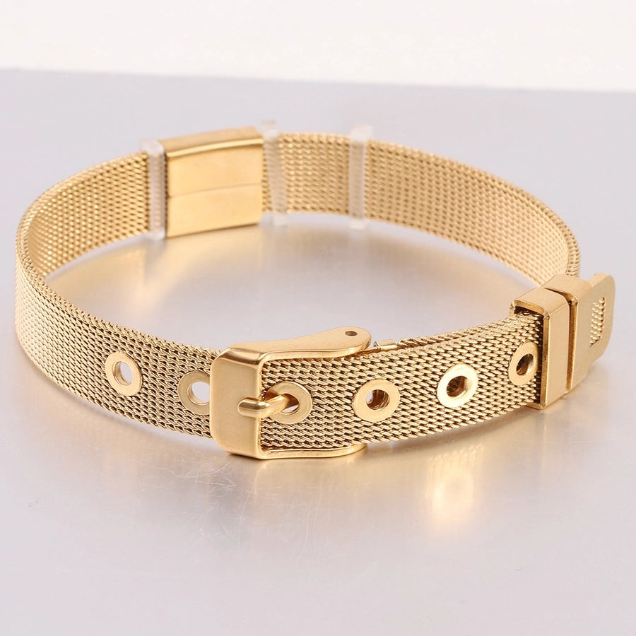 Titanium Steel plating, gold, plated, bangle