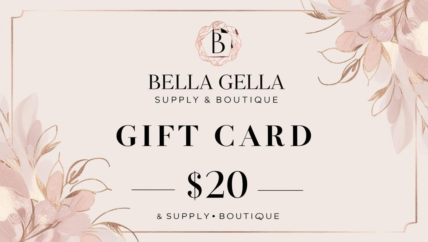 Tarjeta de Regalo Bella Gella Supply & Boutique