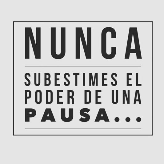 El poder de las pausas: volver a ti para renacer