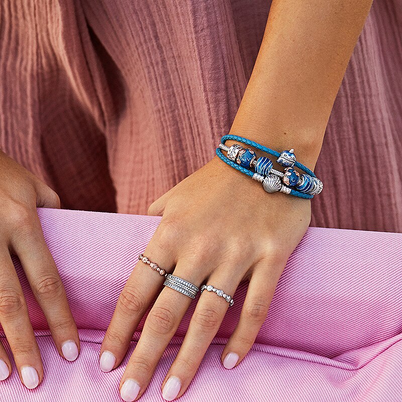 925 Sterling Silver Seashell  Bracelet
