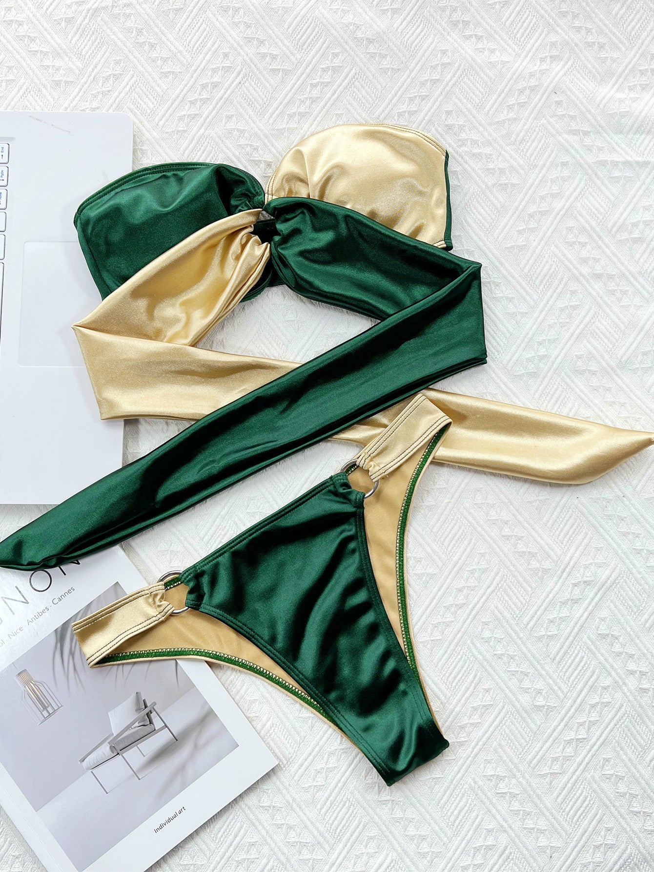 Bikini Women's Split Swimsuit Contrasting Sexy