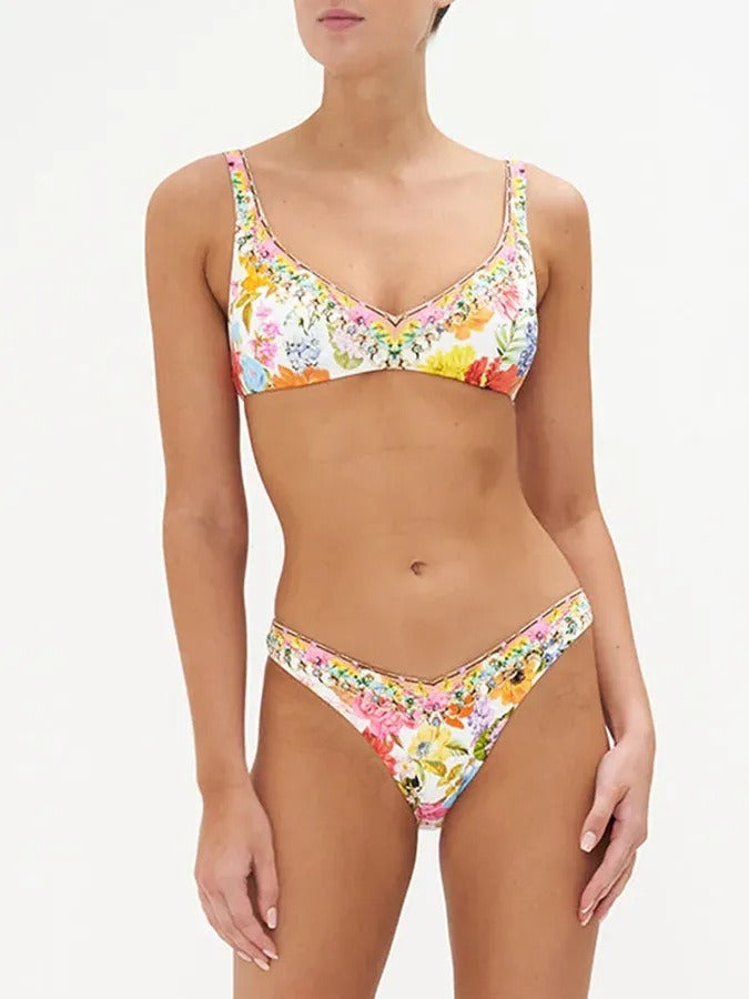Bikini swimsuit women's mesh skirt