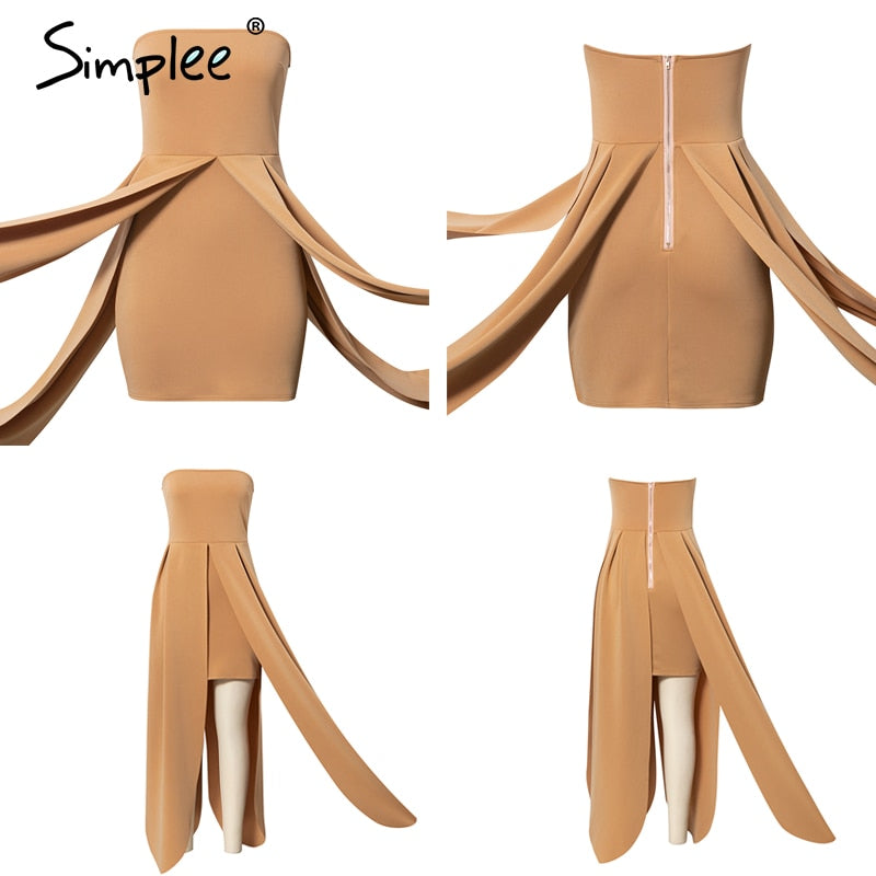 Simplee Elegant women evening party dress