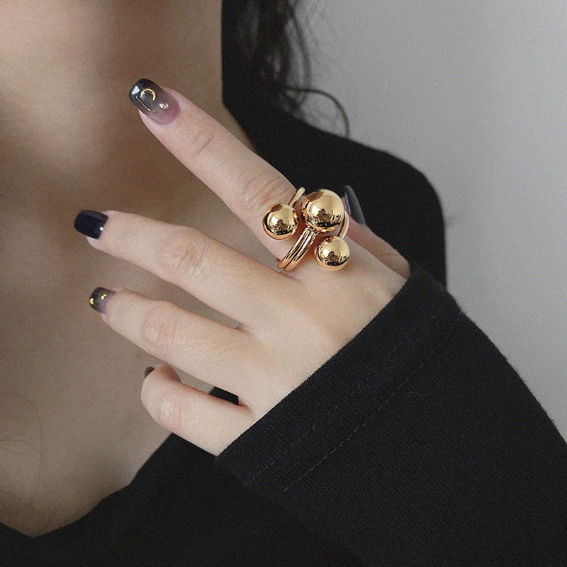925 Sterling Silver Rings Geometric